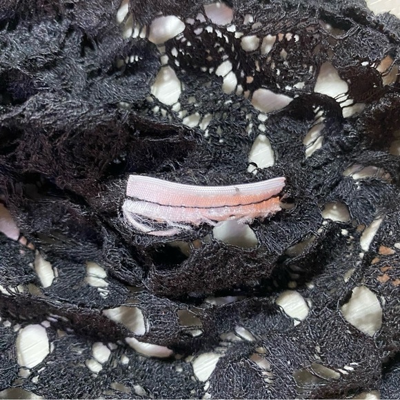 Staring at Stars Black Crochet Sweater - Picture 3 of 8